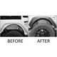 Rear Inner Fender Flares Liners <br>20-24 Jeep Gladiator