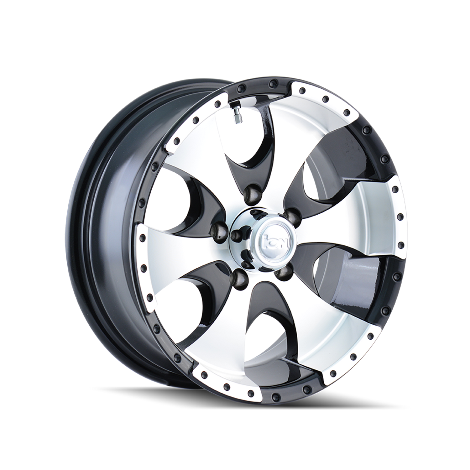 Type 136 14x6in Gloss Black Machined Wheel <br> 5x114.3 Bolt pattern / 0 mm offset / 83.82 mm Hub