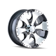 Type 136 15x6in Gloss Black Machined Wheel <br> 6x139.7 Bolt pattern / 0 mm offset / 108 mm Hub