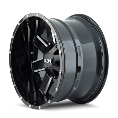 Type 141 17x9in Gloss Black Milled Wheel <br> 6x135 Bolt pattern / -12 mm offset / 106 mm Hub