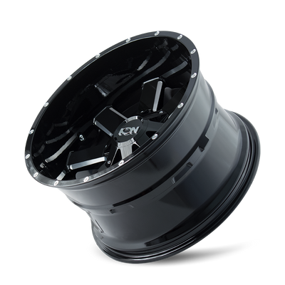 Type 141 17x9in Gloss Black Milled Wheel <br> 6x135 Bolt pattern / -12 mm offset / 106 mm Hub