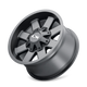 Type 141 17x9in Satin Black Wheel <br> 8x165.1 Bolt pattern / 18 mm offset / 125.2 mm Hub
