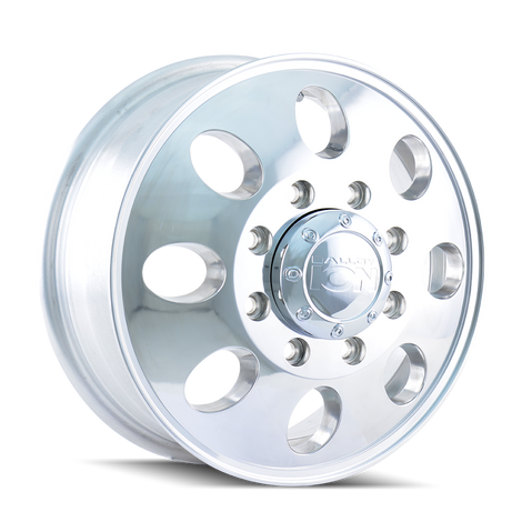Type 167 16x6in Polished Wheel <br> 8x165.1 BP / 102 mm offset / 130.18 mm Hub