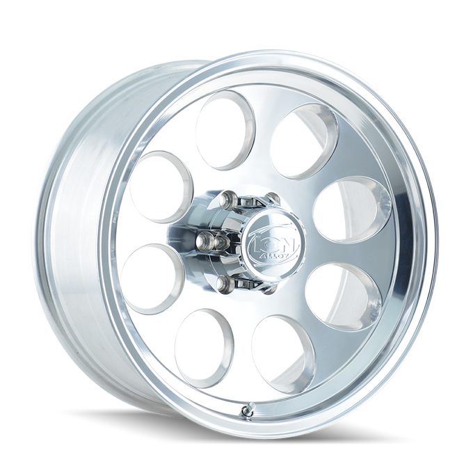 Type 171 17x9in Polished Wheel <br> 8x165.1 Bolt pattern / 0 mm offset / 130.8 mm Hub