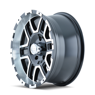Type 179 16x8in Satin Black Machined Wheel <br> 5x135 Bolt pattern / 10 mm offset / 87 mm Hub