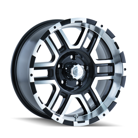 Type 179 17x8in Satin Black Machined Wheel <br> 6x127 Bolt pattern / 10 mm offset / 78.3 mm Hub