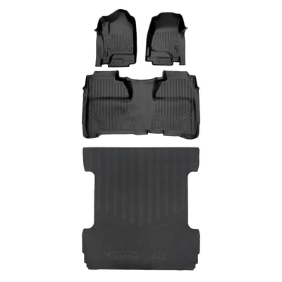 2 Row & Rubber Truck Bed Mats <br> 14-18 Silverado/Sierra 1500 15-21 2500/3500