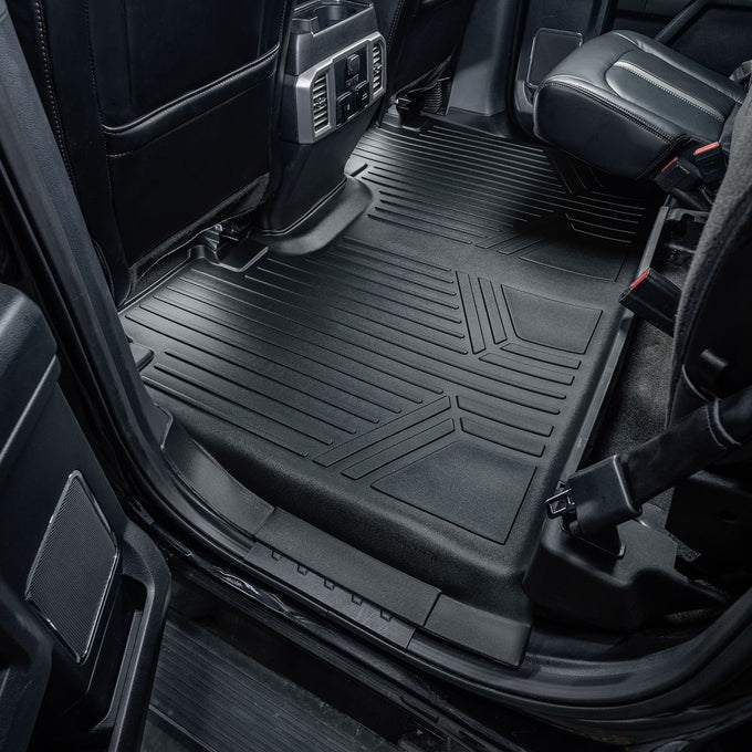 2 Row & Truck Bed Liner <br> 15-24 Ford F-150 Lightning