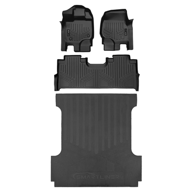 2 Row & Truck Bed Liner <br> 15-24 Ford F-150 Lightning