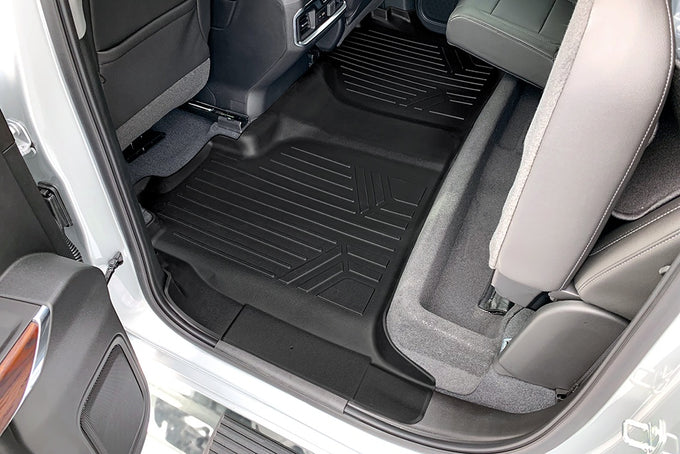 2 Row & Rubber Truck Bed Mats <br> 19-25 Chevy Silverado 1500/ GMC Sierra 1500