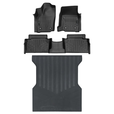 2 Row & Rubber Truck Bed Mats <br> 24-25 Toyota Tacoma