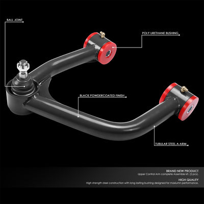 2-4 in. Lift Front Upper Control Arms <br> 08-22 Toyota Sequoia, 07-21 Tundra