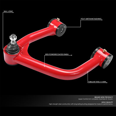 2-4 in. Lift Front Upper Control Arms <br> 08-22 Toyota Sequoia, 07-21 Tundra
