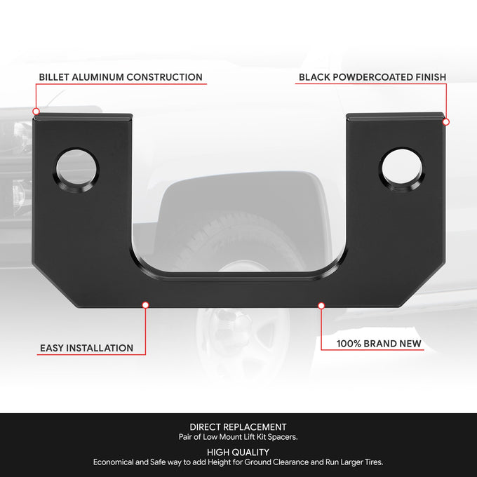 1/2in. Front Leveling Suspension Lift Kits <br> 07-22 Chevy/GMC Silverado Sierra 1500