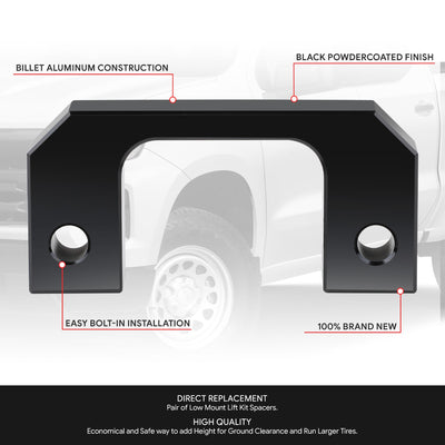 1.5in. Front Leveling Suspension Lift Kits <br> 07-22 Chevy/GMC Silverado Sierra 1500
