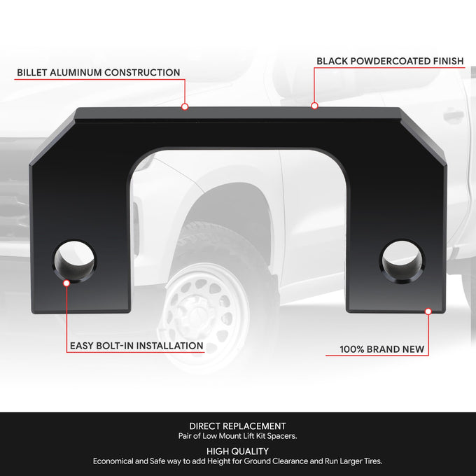 1.5in. Front Leveling Suspension Lift Kits <br> 07-22 Chevy/GMC Silverado Sierra 1500