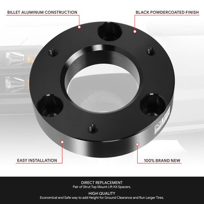 2in. Front Leveling Suspension Lift Kits <br> 07-22 Chevy/GMC Silverado Sierra 1500