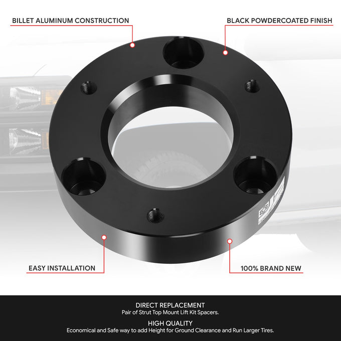 2in. Front Leveling Suspension Lift Kits <br> 07-22 Chevy/GMC Silverado Sierra 1500