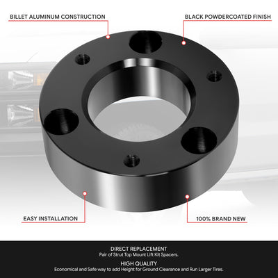 2.5in. Front Leveling Suspension Lift Kits <br> 07-22 Chevy/GMC Silverado Sierra 1500