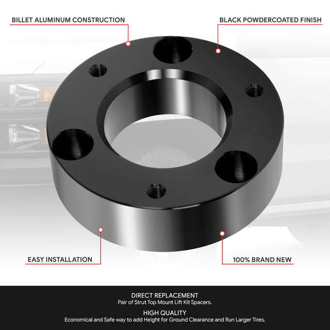 2.5in. Front Leveling Suspension Lift Kits <br> 07-22 Chevy/GMC Silverado Sierra 1500