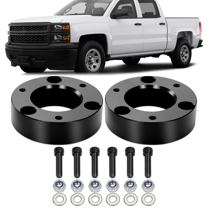 2.5in. Front Leveling Suspension Lift Kits <br> 07-22 Chevy/GMC Silverado Sierra 1500