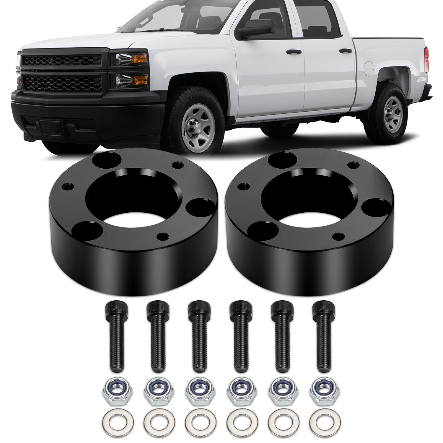 3in. Front Leveling Suspension Lift Kits <br> 07-22 Chevy/GMC Silverado Sierra 1500