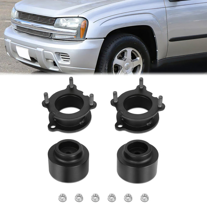 2in. Front Upper Mount Rear Coil Spring Lift Kit Spacer <br>02-09 Trailblazer Envoy