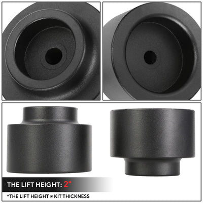 2in. Front Upper Mount Rear Coil Spring Lift Kit Spacer <br>02-09 Trailblazer Envoy
