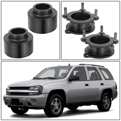 2in. Front Upper Mount Rear Coil Spring Lift Kit Spacer <br>02-09 Trailblazer Envoy
