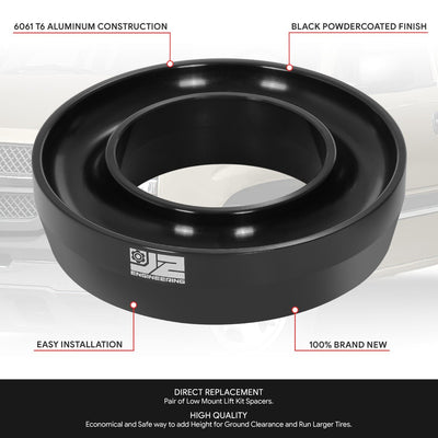 2pc 2in. Front Coil Spring Lift Leveling Spacer <br> 99-07 Chevy/GMC Silverado Sierra 1500 Classic