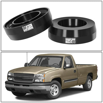 2pc 2in. Front Coil Spring Lift Leveling Spacer <br> 99-07 Chevy/GMC Silverado Sierra 1500 Classic