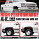 2pc 2.5in. Front Coil Spring Lift Leveling Spacer <br> 99-07 Chevy/GMC Silverado Sierra 1500 Classic