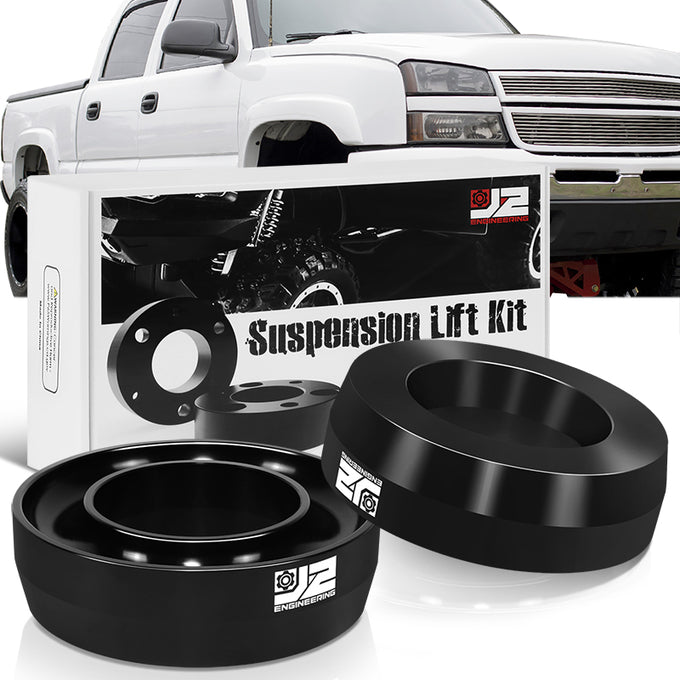 2pc 2.5in. Front Coil Spring Lift Leveling Spacer <br> 99-07 Chevy/GMC Silverado Sierra 1500 Classic
