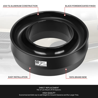 2pc 3in. Front Coil Spring Lift Leveling Spacer <br> 99-07 Chevy/GMC Silverado Sierra 1500 Classic