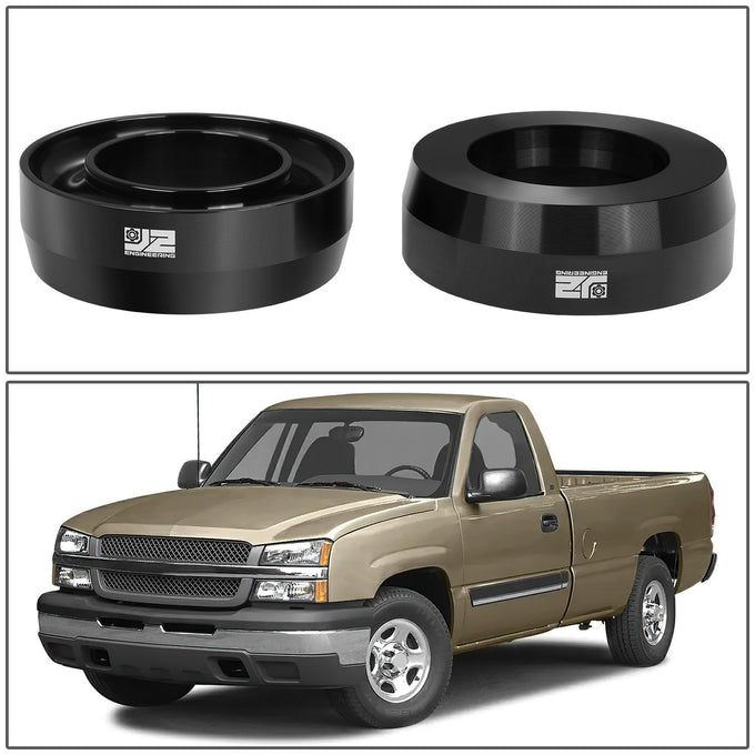 2pc 3in. Front Coil Spring Lift Leveling Spacer <br> 99-07 Chevy/GMC Silverado Sierra 1500 Classic