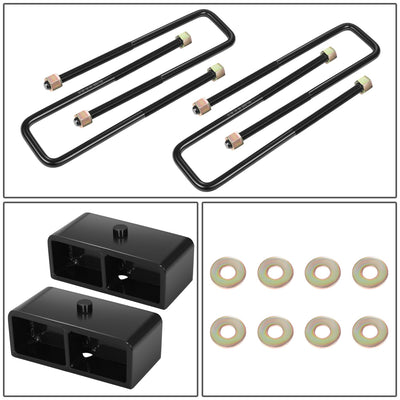 2pc 2in.Rear Leveling Lift Blocks <br> 00-10 Chevy/GMC Silverado Sierra 1500 2500 3500 HD