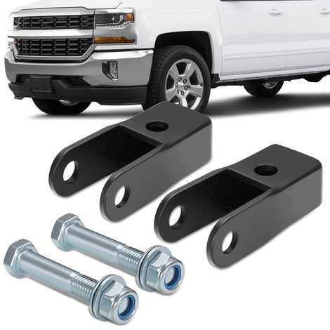 Rear Shock Extensions <br> 99-24 Chevy Silverado, GMC Sierra 1500