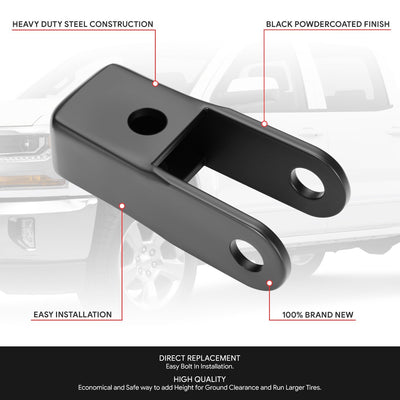 Rear Shock Extensions <br> 99-24 Chevy Silverado, GMC Sierra 1500