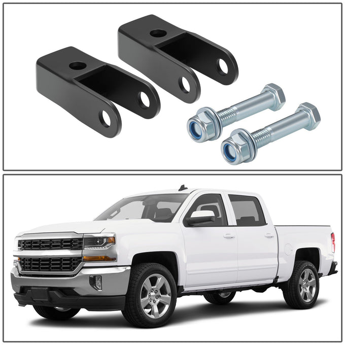 Rear Shock Extensions <br> 99-24 Chevy Silverado, GMC Sierra 1500