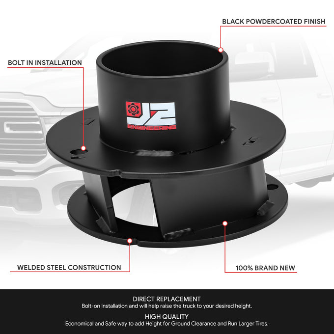 2.5 in. Front Spring Lift Spacers Leveling Kit <br> 14-24 Ram 2500 3500 4WD