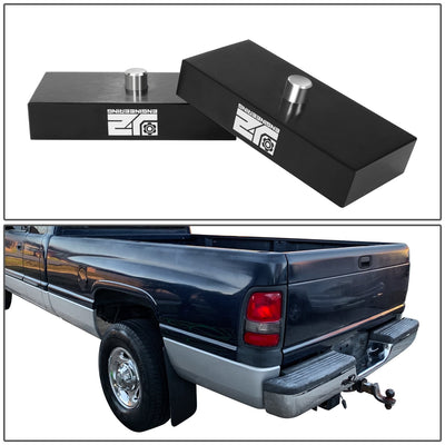 J2 1in. Rear Steel Leveling Lift leaf Spring + U-Bolts <br>94-02 Dodge Ram 2WD