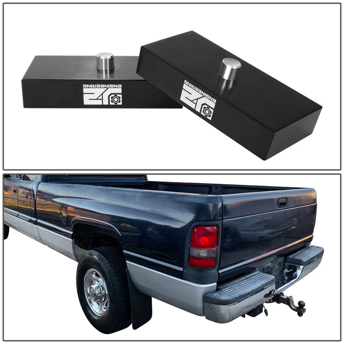J2 1in. Rear Steel Leveling Lift leaf Spring + U-Bolts <br>94-02 Dodge Ram 2WD