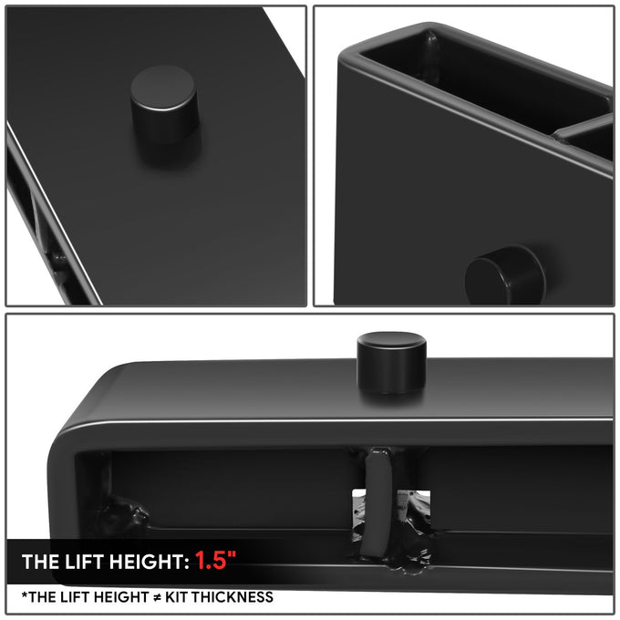 1.5 inch Lift U-Bolts Leaf Spring Leveling Lift Kit<br>94-01 Dodge Ram 1500, 94-02 2500 3500