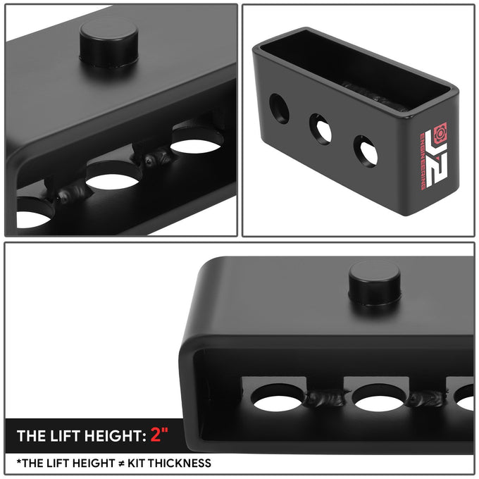 2 in. Leaf Spring Leveling Lift Blocks <br>94-01 Dodge Ram 1500, 94-02 2500 3500