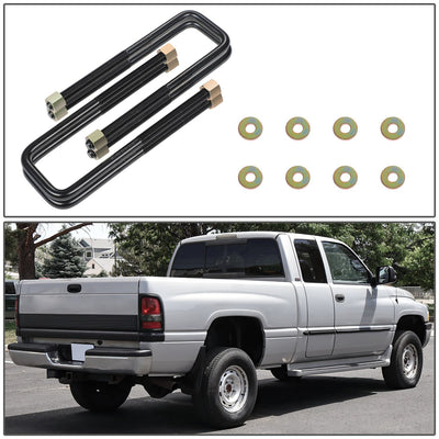 2 in. Leaf Spring Leveling Lift Blocks <br>94-01 Dodge Ram 1500, 94-02 2500 3500