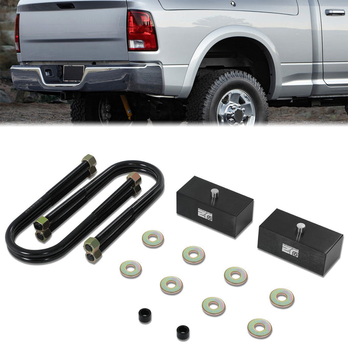 2 in. Powdercoated Rear Lift Kit <br>02-08 Dodge Ram 1500, 03-13 2500, 3500
