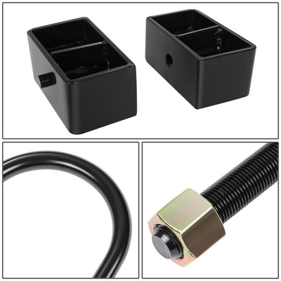 3 in. Leaf Spring Leveling Lift Blocks <br>03-13 Dodge Ram 2500, 03-12 3500