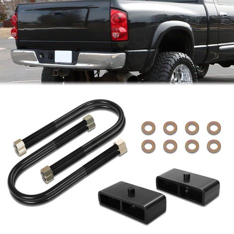 1.5 in. Lift Leaf Spring Leveling Lift Blocks <br>03-13 Dodge Ram 2500 3500