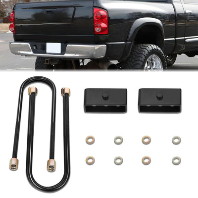 2 in. Leaf Spring Leveling Lift Blocks <br>06-08 Dodge Ram 1500, 03-13 Ram 2500