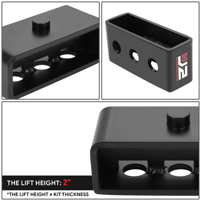 2 in. Leaf Spring Leveling Lift Blocks <br>06-08 Dodge Ram 1500, 03-13 Ram 2500